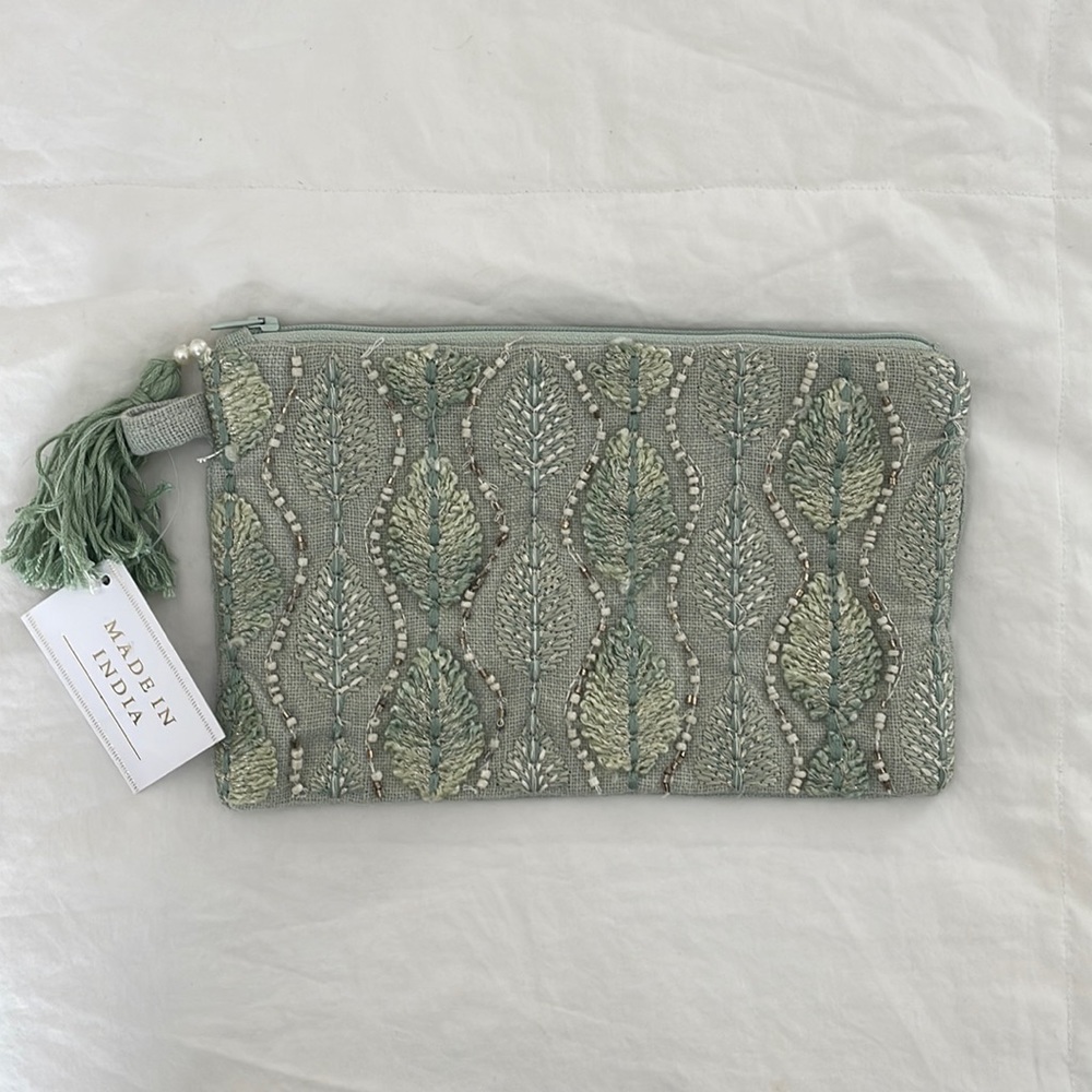 Embroidered pouch